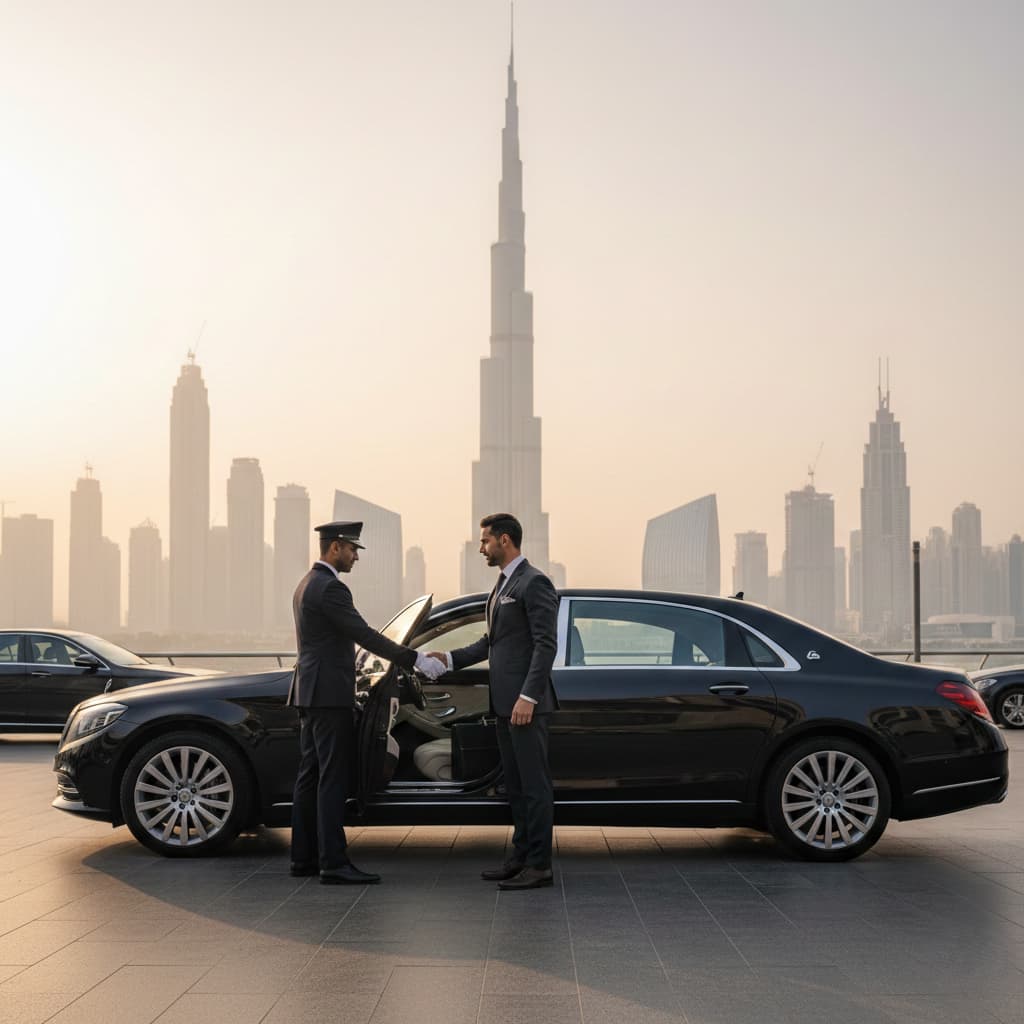 Sleek Mercedes-Benz Maybach 6, showcasing luxury for corporate chauffeur services in Dubai.