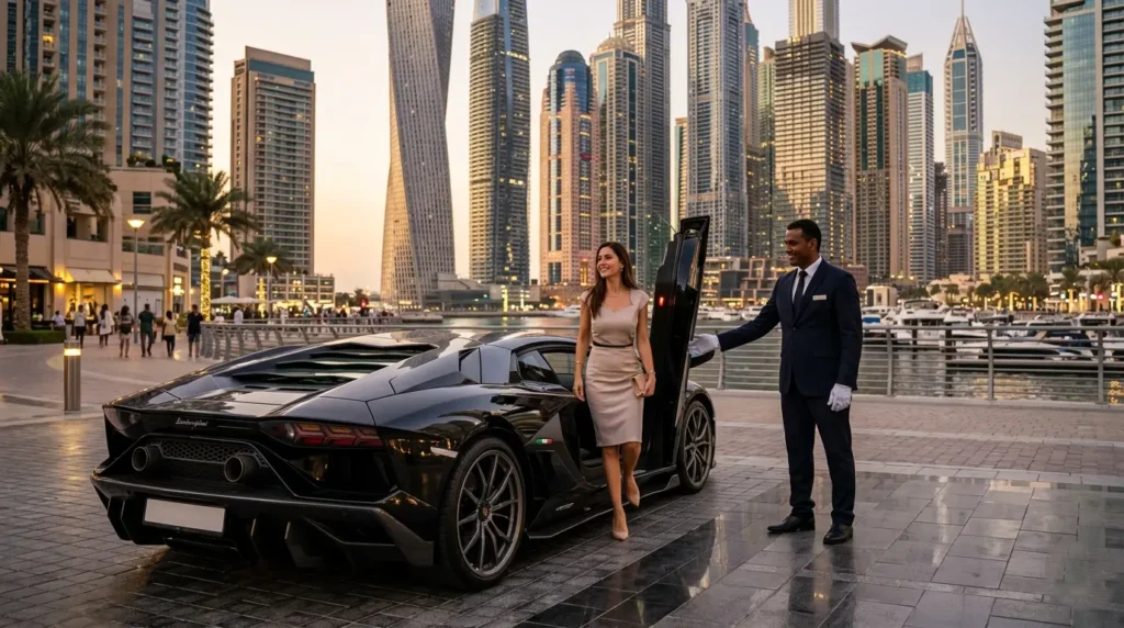 Chauffeur driven supercar hire